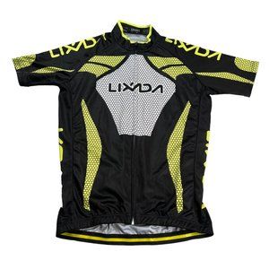 Lixada Shirt Mens Medium Cycling Jersey Breathable Short Sleeve Activewear Pocke